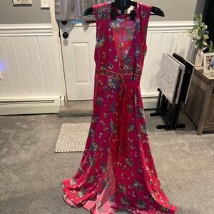 New York & Company Pink Floral Dress